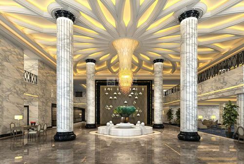 山西運(yùn)城鑫源建國飯店裝飾工程效果圖_酒店裝修設(shè)計(jì)_中建七局建筑裝飾